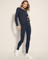 High-Rise Fleece Legging - POLAR NIGHT | Soma discount