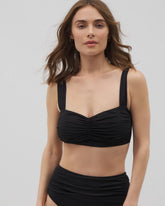 Soma Swim Ruched Bikini Top - BLACK | Soma near me