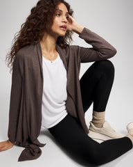 Sweater Travel Wrap - HEATHER COCOA | Soma sale