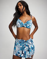 Turning Tides Draped Bikini Top - MULTI | Soma near me