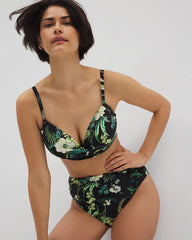 Twist Bikini Top - TROPICAL TWIST BLACK | Soma on sale