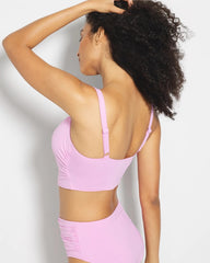 V-Wire Cropped Bikini Top - META MAUVE | Soma Online
