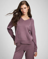 Cotton Sweater Hoodie - PURPLE FLINT | Soma near me