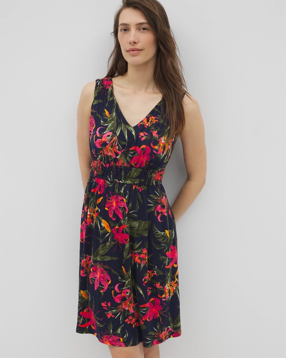 Riviera Short Bra Dress - LE TIGRE TROPIC NAVY | Soma outlet
