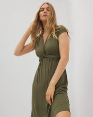 Twist Short Bra Dress - OLIVE NIGHT | Soma sale