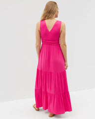 Goddess Tiered Maxi Dress - HYACINTH | Soma for sale