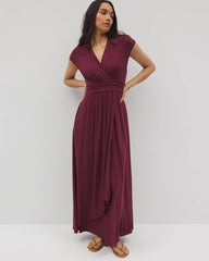 Serenity Maxi Bra Dress - VELVET PLUM | Soma on sale