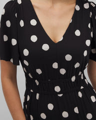 Oasis Midi Bra Dress - MOVEMENT DOT BLACK | Soma on sale
