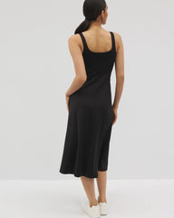 Lounge Square Neck Midi Dress - BLACK | Soma for sale