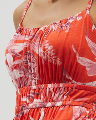 Paradiso Short Bra Dress - PALM PERFECT G GOJI BERRY | Soma for sale