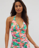 Everything Under the Sun Halter Tankini Top - MULTI | Soma on sale