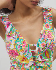 Bleu Rod Beattie All Set for Summer Ruffle Tankini - MULTI | Soma for sale