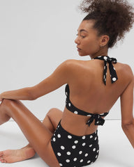 Shirred Halterkini Top - MOVEMENT DOT MINI B | Soma for sale
