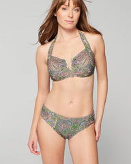 V-Wire Halter Bikini - ORNAMENTAL PAISLEY G LIME | Soma discount