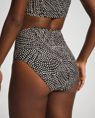 On The Dot High Waist Bottom - BLACK MULTI | Soma discount