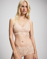 Corded Lace Bralette - CAMEO ROSE W/ GOLD LUREX | Soma outlet