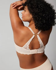 Push-Up Plunge Bra with Lace - PALE SAND | Soma on sale