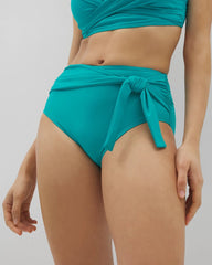 High-Waist Tie Bottom - SURFSIDE TEAL | Soma discount