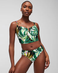 Ruched Bikini Bottoms - BUNGALOW PALMS MINI IVORY | Soma near me