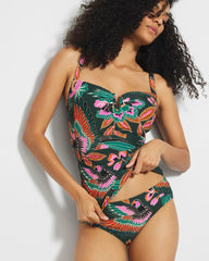 Ruched Side Bikini Bottom - PARROT-ISE LUSH EMERALD | Soma sale