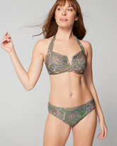 Ruched Bikini Bottom - ORNAMENTAL PAISLEY G LIME | Soma for sale
