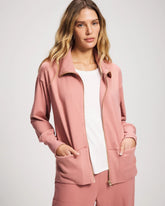 Essential Terry Jacket - CINDER ROSE | Soma Online