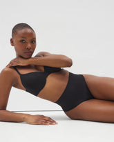 Second Skin by Soma Mid-Level Shaping Seamless Thong - BLACK | Soma near me