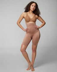Mid-Level Shaping Vanishing Edge High-Waist Thigh Slimmer - WARM SIENNA | Soma Online