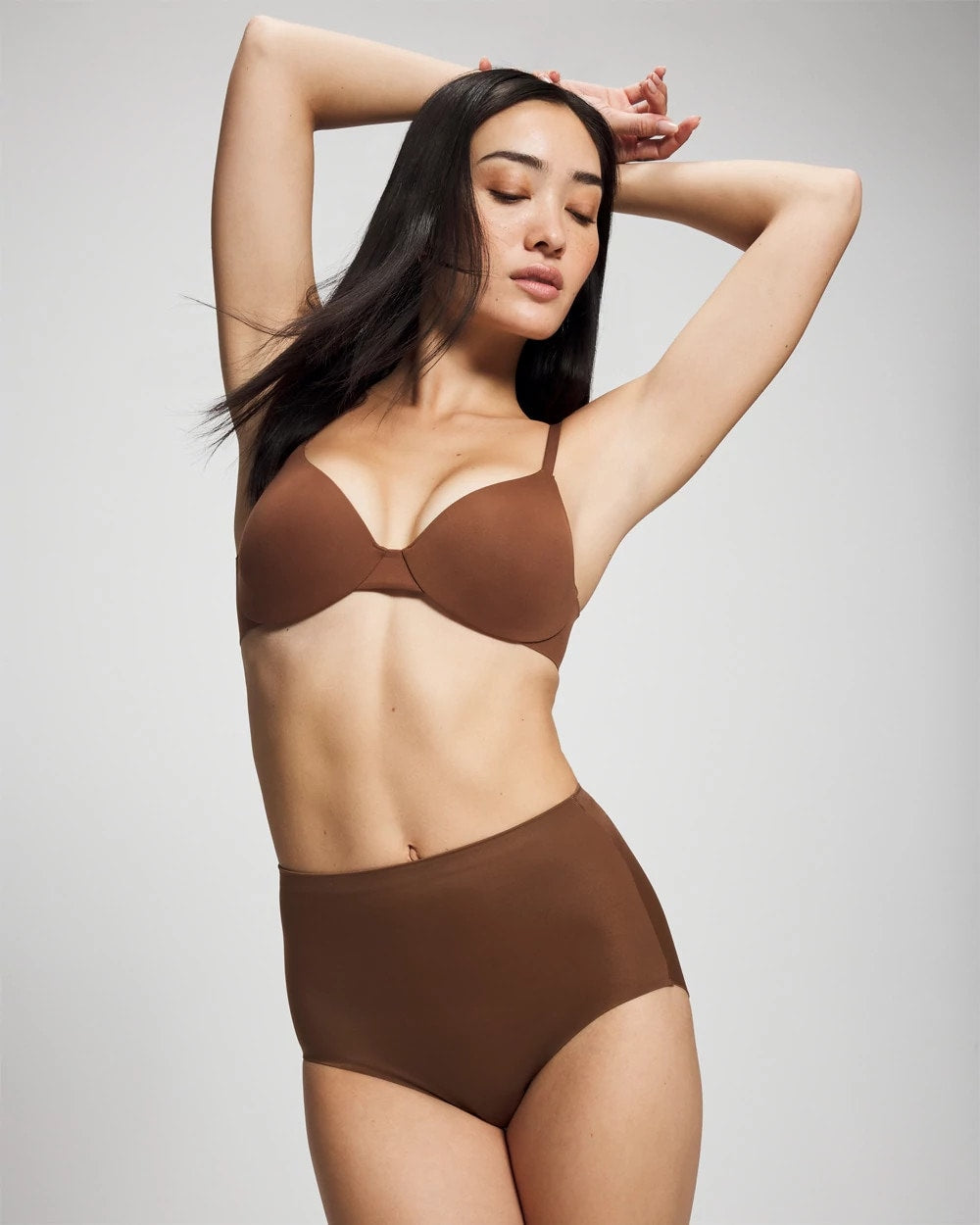 Mid Level High Waist Cooling Brief - CINNAMON LATTE | Soma outlet