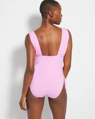 V-Neck One-Piece - META MAUVE | Soma Online