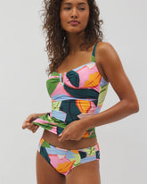 Soma Swim Ruched Bikini Bottoms - FLIRTY FLORA DARK SEA | Soma near me