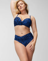 Twist-Front Bikini Bottom - UNBELEAFABLE TRUE BLUE | Soma on sale