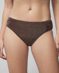 Ruched Bikini Bottoms - DOLCE VIDA DARK NUDE | Soma outlet