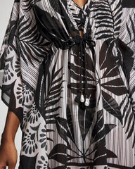 Island Time Caftan - BLACK | Soma on sale