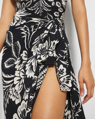 Rayon Crepe Pareo - FLY BY NIGHT MINI BLACK | Soma for sale
