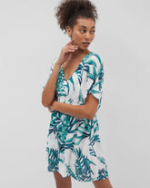 Rayon Crepe Cover Up - PALM PERFECT COCONUT | Soma discount