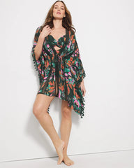 Tie-Front Cover-Up - PARROT-ISE LUSH EMERALD | Soma Online