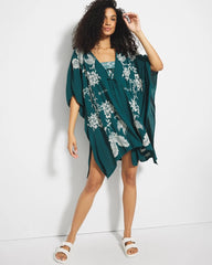 Embroidered Cover-Up - DEEP TEAL | Soma outlet