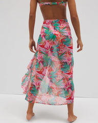 Everything Under the Sun Ruffle Pareo - MULTI | Soma sale