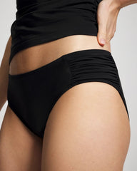 Enbliss Ruched Side Bikini Bottom - BLACK | Soma on sale