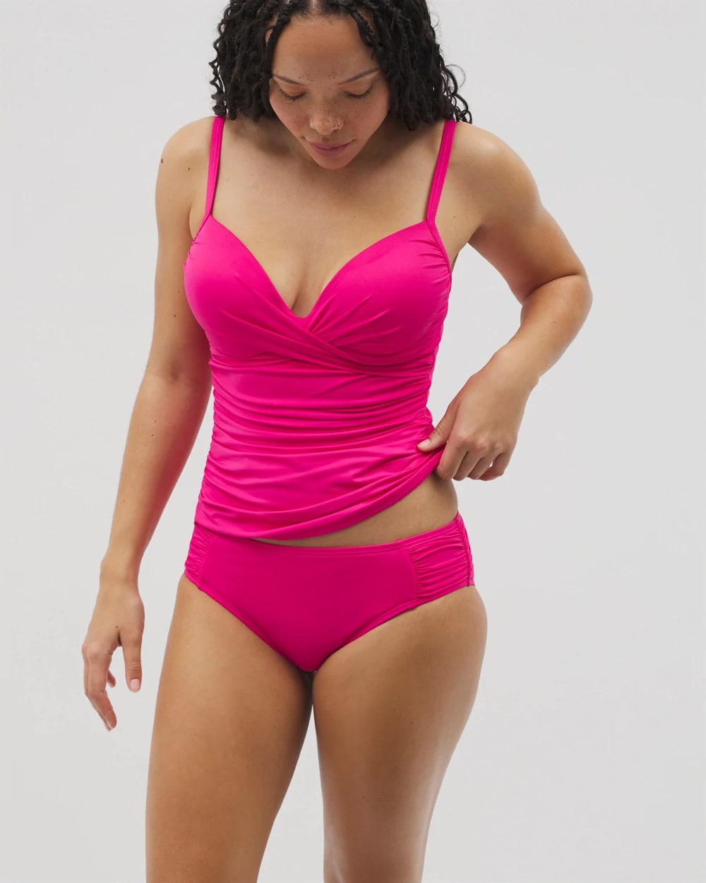 Ruched Bikini Bottoms - CAMELLIA ROSE | Soma discount