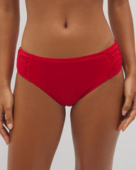 Ruched Bikini Bottoms - BARBADOS CHERRY | Soma near me