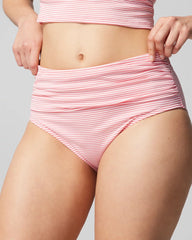 Seersucker High-Waist Bottoms - PINK STRIPE | Soma sale