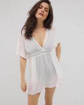 Rayon Crepe Cover Up - COCONUT | Soma sale