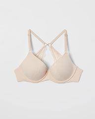 Perfect Coverage Convertible Bra with Lace back - PALE SAND | Soma sale