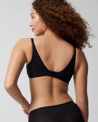 Perfect Coverage Bra with Lace Trim - BLACK | Soma discount
