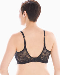 Wireless Pocketed Lace Bra - BLACK | Soma discount
