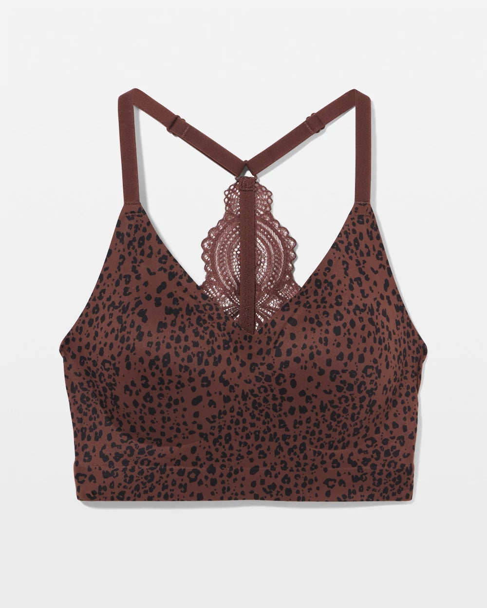 Racerback Bralette with Lace Back - HOT SPOT MOCHA MINI | Soma outlet