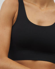 Seamless Rib Bralette - BLACK | Soma sale