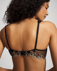 Venice Lace Embroidered Balconette Bra - BLACK | Soma for sale